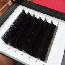 Japan factory price double tip individual silk ellipse flat lashes extensions with own your brand